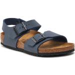 Chlapecké Kožené sandály Birkenstock New York v modré barvě z koženky ve velikosti 35 veganské na léto udržitelná móda 