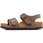 Chlapecké Kožené sandály Birkenstock New York v hnědé barvě z koženky ve velikosti 28 veganské na léto udržitelná móda 