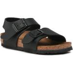 Chlapecké Kožené sandály Birkenstock New York v černé barvě z koženky ve velikosti 27 veganské na léto udržitelná móda 