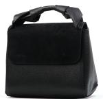 Kožené kabelky v černé barvě v elegantním stylu z kůže 