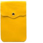Kožené kabelky v žluté barvě z kůže 
