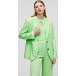Dámská  Jarní a podzimní móda Karl Lagerfeld v zelené barvě v moderním stylu ze saténu 