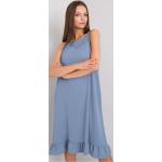 Dámské Letní šaty FashionHunters v modré barvě z bavlny ve velikosti Onesize ve slevě 