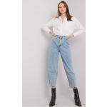 Dámské Boyfriend jeans FashionHunters v šedé barvě mom z bavlny ve velikosti 5 XL ve slevě 