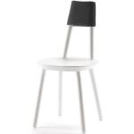 Jídelní židle Emko v bílé barvě v minimalistickém stylu z masivu ve slevě 