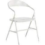 Designové židle Geese Industrial v bílé barvě v industriálním stylu 
