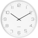 Bonami Bílé nástěnné hodiny Karlsson Lofty, ø 40 cm