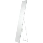 Stojací zrcadla white label living v bílé barvě v minimalistickém stylu 