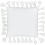 Bonami Bílý bavlněný dekorativní povlak na polštář