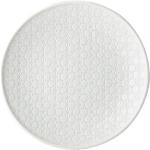Talíře MIJ v bílé barvě v moderním stylu z keramiky s průměrem 25 cm 