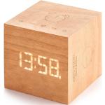 Designové hodiny Gingko v minimalistickém stylu z třešně 