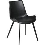 Jídelní židle DAN-FORM Denmark v černé barvě z koženky ekologicky udržitelné 