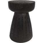Zahradní stoly Woood v černé barvě ze dřeva ve slevě 