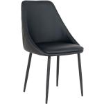 Designové židle House Nordic v černé barvě v moderním stylu čalouněné 2 ks v balení ve slevě 