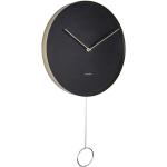Nástěnné hodiny Karlsson v černé barvě 