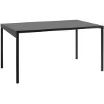 Jídelní stoly v černé barvě v minimalistickém stylu z kovu ve slevě 