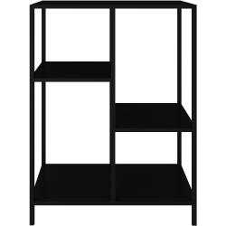Bonami Černý kovový regál Canett Lite, výška 81 cm