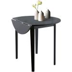 Jídelní stoly støraa v černé barvě v moderním stylu skládací ve slevě 