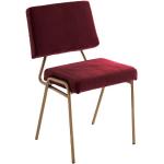 Jídelní židle v červené barvě ve slevě 