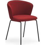 Jídelní židle v červené barvě v moderním stylu 2 ks v balení 