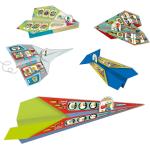 Kreativní sady Djeco vícebarevné ze dřeva pro věk 7 - 9 let s tématem letiště a letadla 