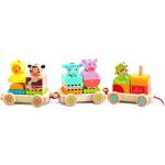 Dřevěné hračky Djeco ze dřeva s tématem dopravní prostředky 