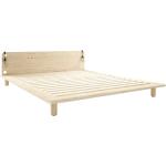 Dvoulůžkové postele Karup v minimalistickém stylu z masivu ve slevě 