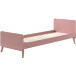 Dětské postele Vipack v růžové barvě z borovice 