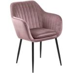 Jídelní židle Actona Company v růžové barvě v elegantním stylu čalouněné 