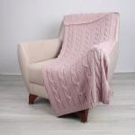 Bonami Růžový bavlněný přehoz Homemania Decor Couture, 130 x 170 cm