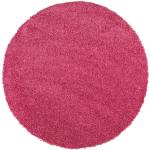 Kulaté koberce Universal v růžové barvě z látky ve slevě s průměrem 100 cm 