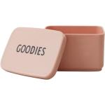 Svačinové boxy Design Letters v růžové barvě 