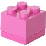 Úložné boxy Lego v růžové barvě 