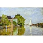 Bonami Reprodukce obrazu Claude Monet - Houses on