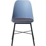 Designové židle v modré barvě v minimalistickém stylu 