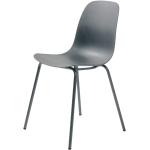 Jídelní židle v šedé barvě v elegantním stylu stohovatelné 