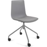 Kancelářské židle v šedé barvě s kolečky 
