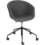 Kancelářské židle v šedé barvě čalouněné 