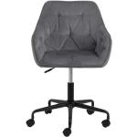 Kancelářské židle Actona Company v šedé barvě s loketní opěrkou 
