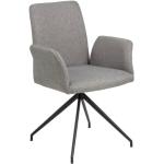 Jídelní židle Actona Company v šedé barvě v retro stylu 