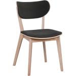 Jídelní židle ve světle hnědé barvě v moderním stylu z dubu čalouněné ve slevě 