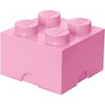 Úložné boxy Lego v růžové barvě 