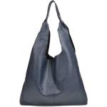 Kožené kabelky Sofia Cardoni v tmavě modré barvě v elegantním stylu z kůže 