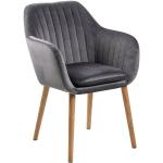 Jídelní židle Actona Company v tmavě šedivé barvě v retro stylu 
