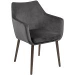 Jídelní židle Actona Company v šedé barvě v retro stylu 