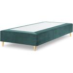 Jednolůžkové postele Cosmopolitan Design v tyrkysové barvě z kovu s nohami ve slevě 