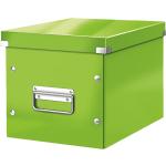 Krabice Leitz v zelené barvě z kovu ve slevě 