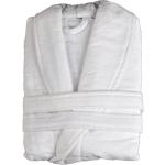 Pánské Župany Dobrý Textil v bílé barvě z bavlny ve velikosti XXL plus size 