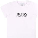 Dětská trička s límečkem Chlapecké v bílé barvě z bavlny ve velikosti 68 strečové od značky Boss z obchodu Answear.cz 