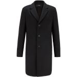 Pánské Zimní kabáty Boss v černé barvě z vlny ve velikosti XL 
